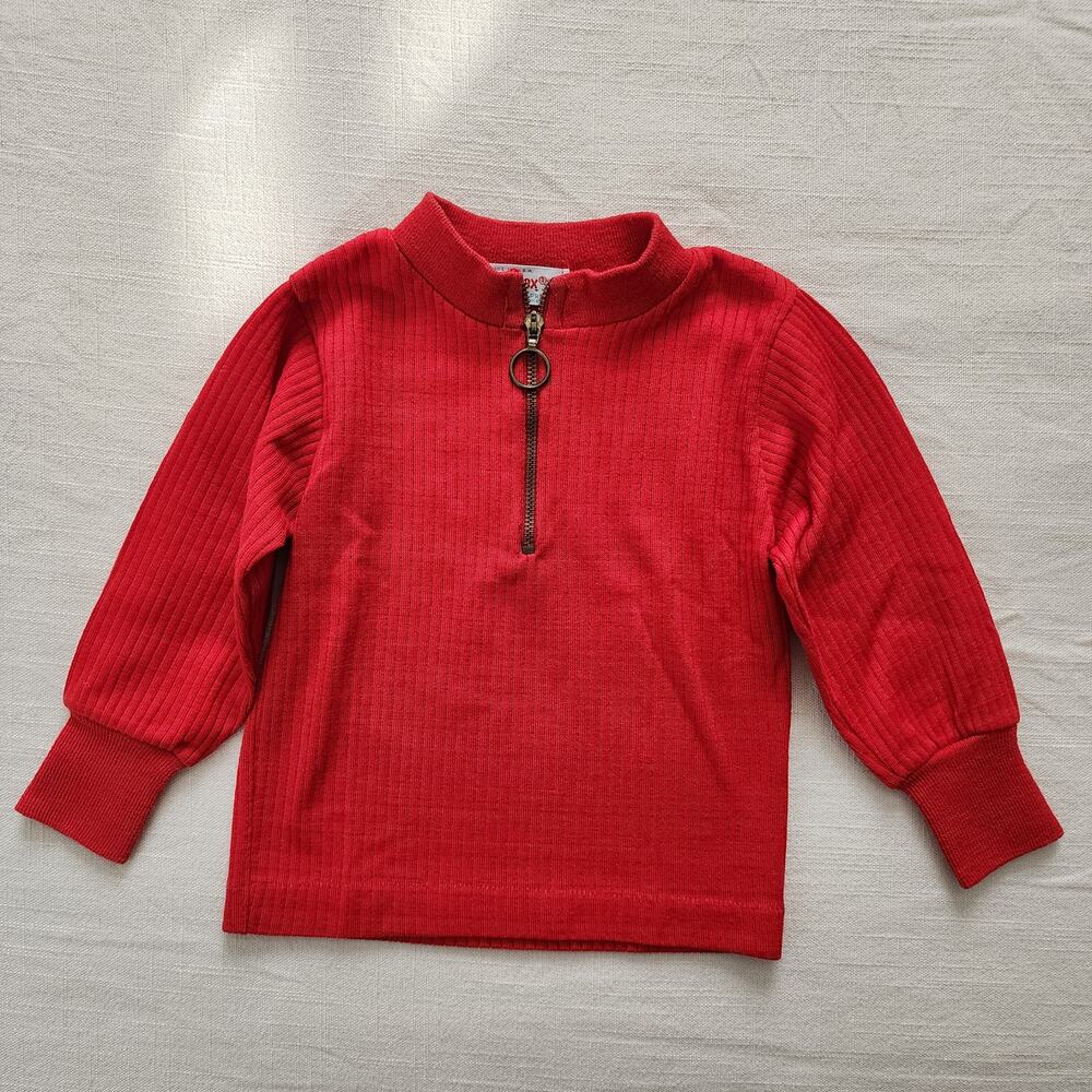 Vintage Healthtex 70s Half-zip Long Sleeve 12 months